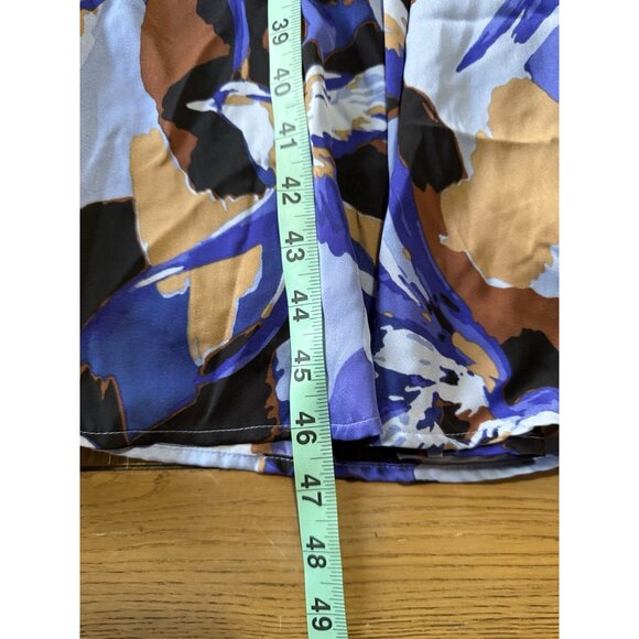 Nine West Shirt Dress Women Size XXL Midi Polyester Colorful Office Teacher City - Picture 4 of 12